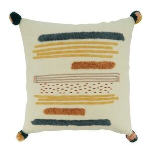 Structube Colorful Decorative Throw Pillow Case Fall Boho Accent